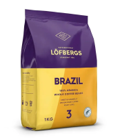 Кофе в зернах Lofbergs Brazil, 1 кг. Кофе в зернах Lofbergs Brazil, 1 кг.