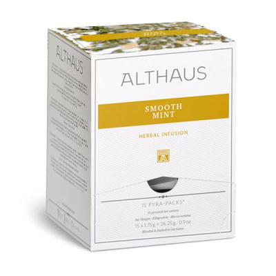 Чай травяной Althaus Smooth Mint в пирамидках 15x2,75гр. Чай травяной Althaus Smooth Mint в пирамидках 15x2,75гр.
