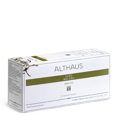 Чай зеленый Althaus Lung Bai Cha пакетики для чайника 15x4гр. Чай зеленый Althaus Lung Bai Cha пакетики для чайника 15x4гр.