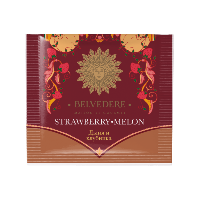 Чай черный Belvedere Strawberry Melon в пирамидках 20x3гр. Чай черный Belvedere Strawberry Melon в пирамидках 20x3гр.