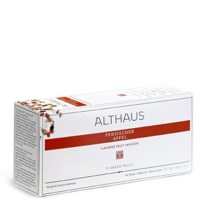 Чай фруктовый Althaus Persischer Apfel пакетики для чайника 15x4гр. Чай фруктовый Althaus Persischer Apfel пакетики для чайника 15x4гр.